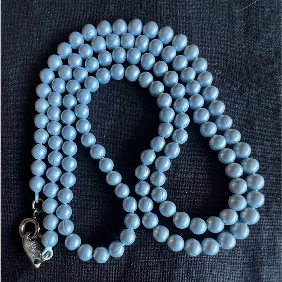 Oops A Daisy Lt Blue Necklace - Picture 8 of 9